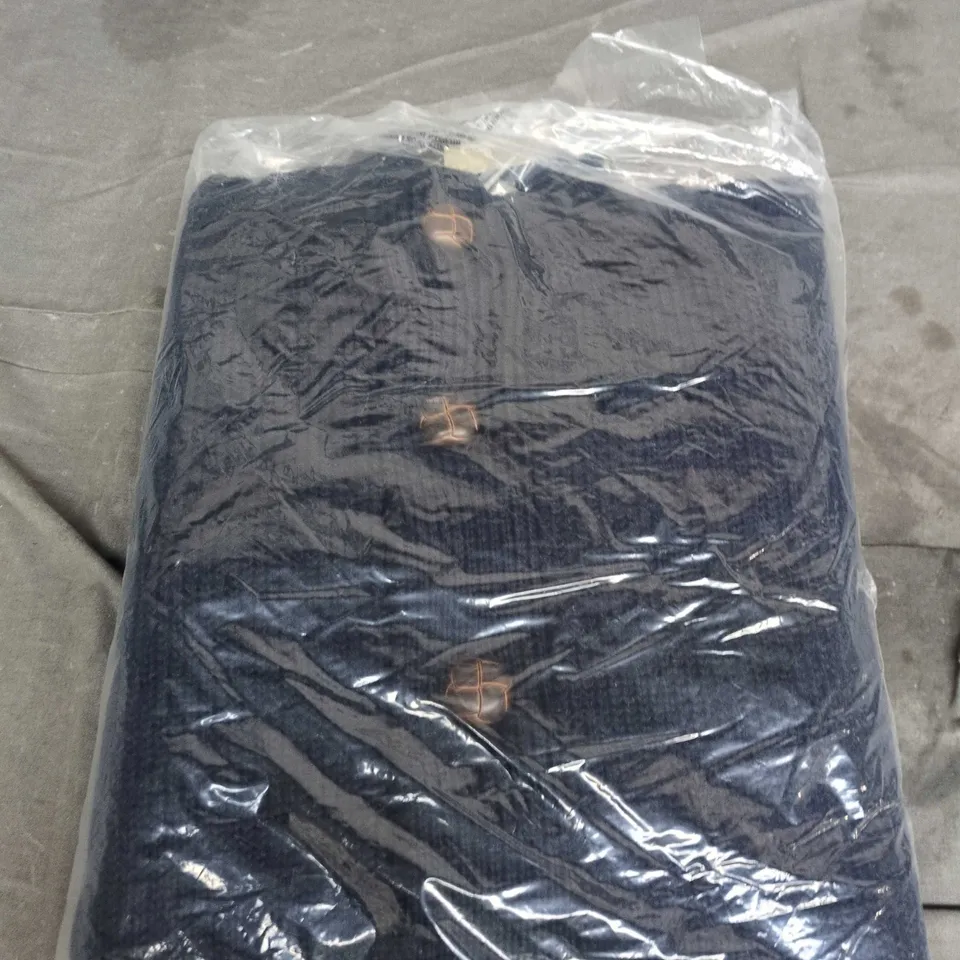 MUMSPUN BUTTON JACKET – NAVY, SIZE L (MEN'S)