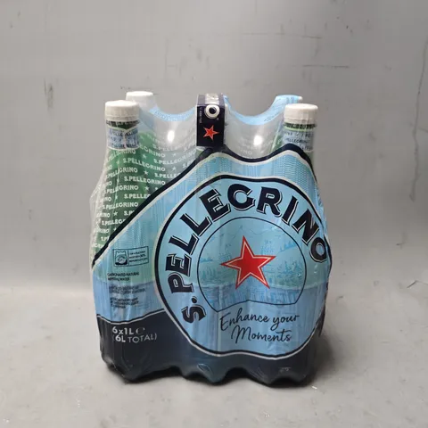 SAN PELLEGRINO SPARKLING NATURAL MINERAL WATER 6X1L