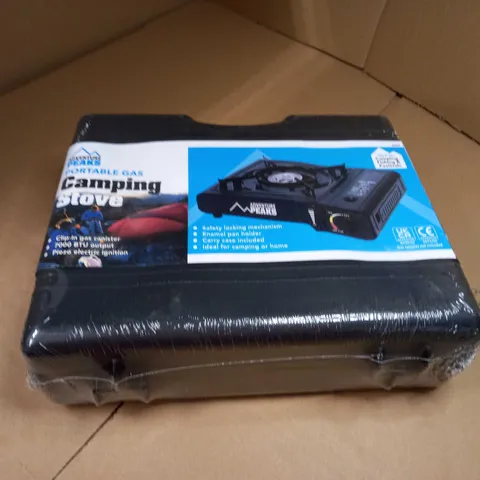 PACKAGED ADVENTURE PEAKS PORTABLE GAS CAMPING STOVE