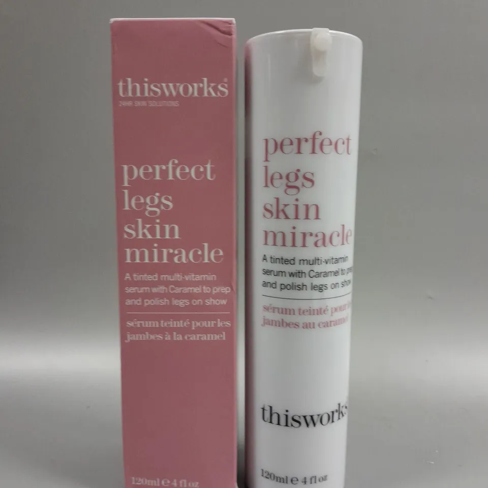 BOXED THIS WORKS PERFECT LEGS SKIN MIRACLE - 120ML RRP £39
