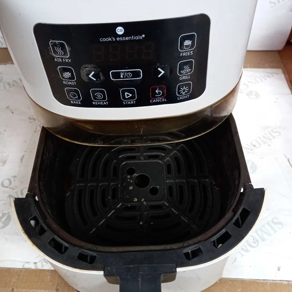 COOK'S ESSENTIALS 4.0L AIR FRYER COOL GREY