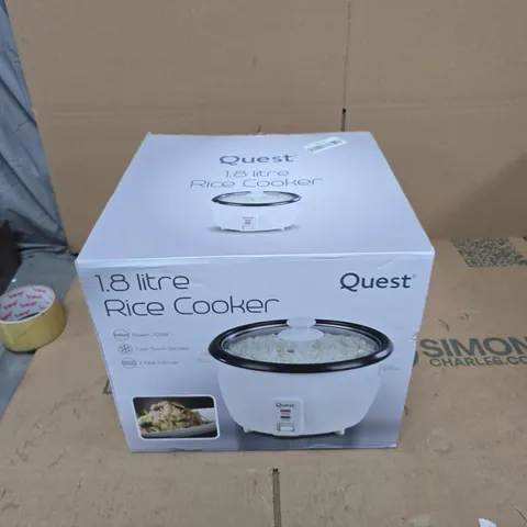 QUEST 1.8 LITRE RICE COOKER – BOXED