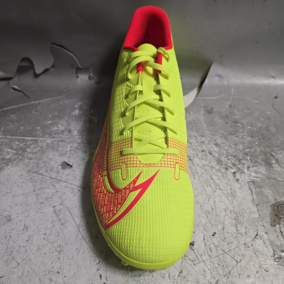 UNBOXED PAIR OF NIKE MECURIAL BOOTS IN YELLOW/RED - UK 11.5