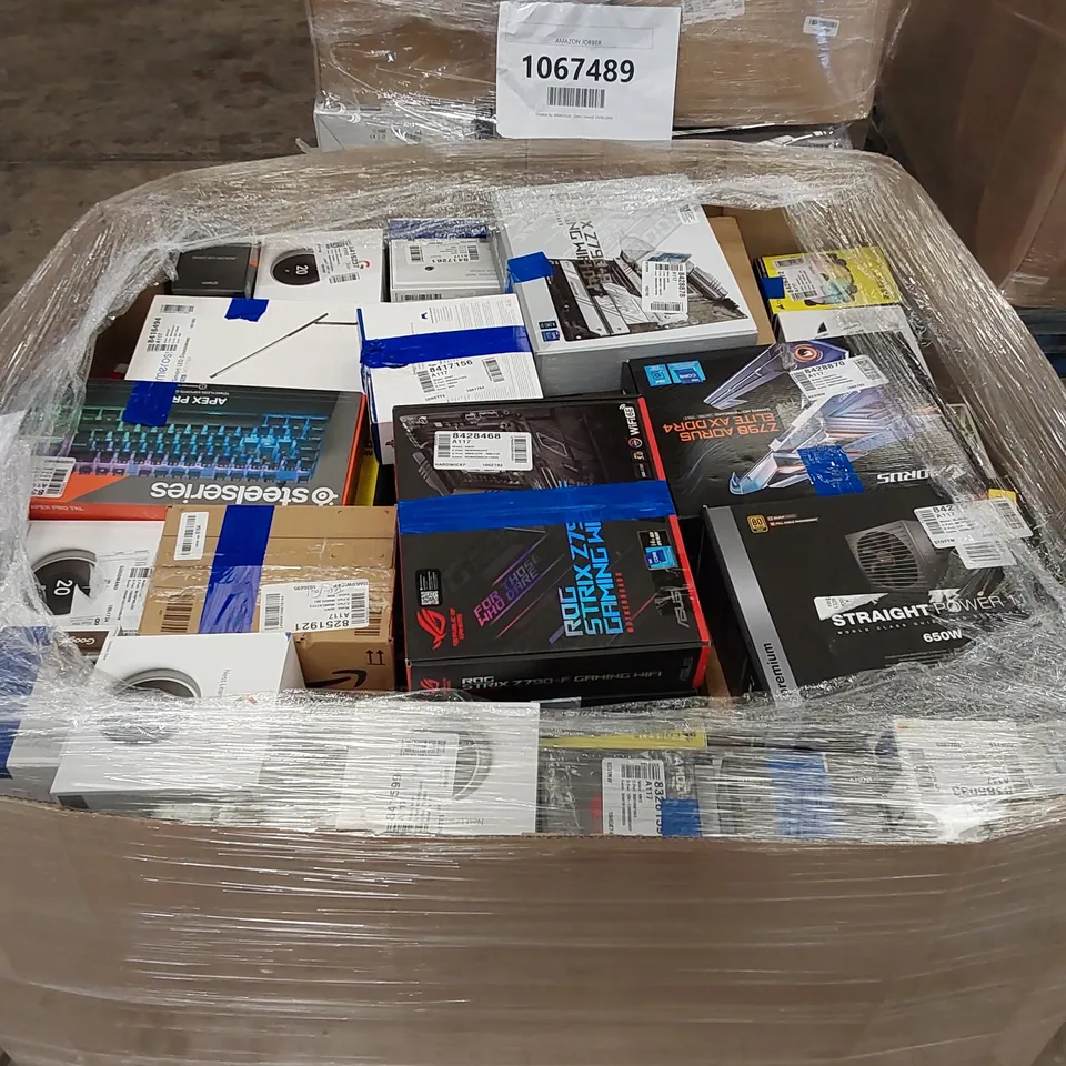 PALLET OF APPROXIMATELY 144 UNPROCESSED RAW RETURN HIGH VALUE ELECTRICAL GOODS TO INCLUDE;