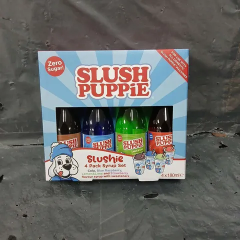 SLUSH PUPPIE ZERO SUGAR SYRUP (180ML X 4) - COLLECTION ONLY 