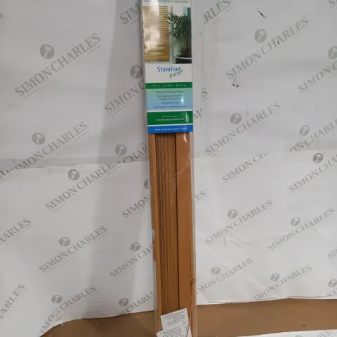 BOXED VINYL WOODGRAIN VENETIAN BLIND