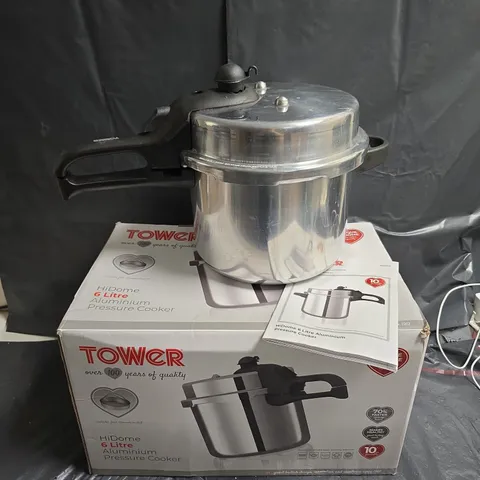 TOWER HIDOME 6 LITRE ALUMINIUM PRESSURE COOKER – BOXED