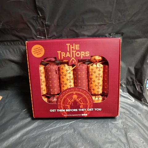 THE TRAITORS BBC CHRISTMAS CRACKERS SET OF 6