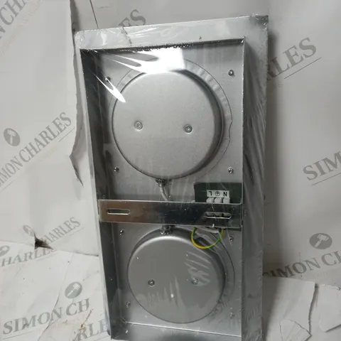 BRILLIANT SQUARE 2 LIGHT SEMI FLUSH CEILING LIGHT