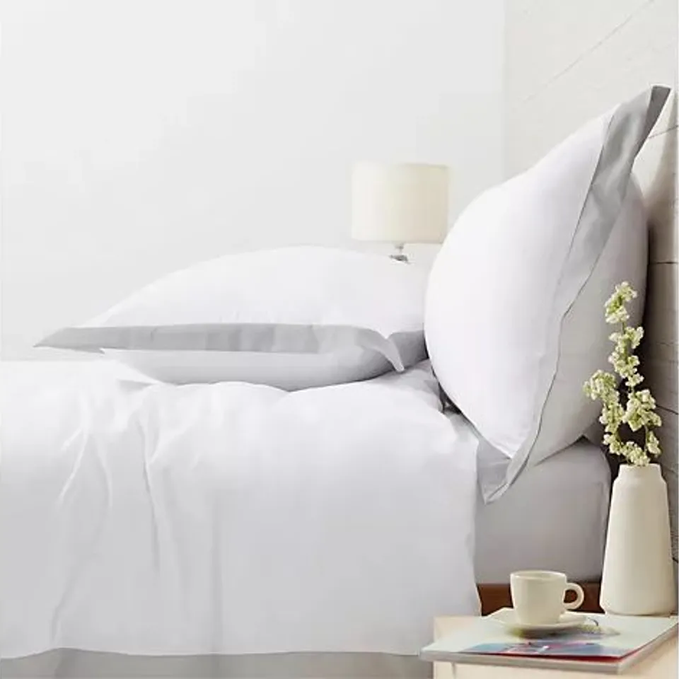 COZEE HOME 4PCE SUPERSOFT DUVET SET IN BRIGHT WHITE KING SIZE