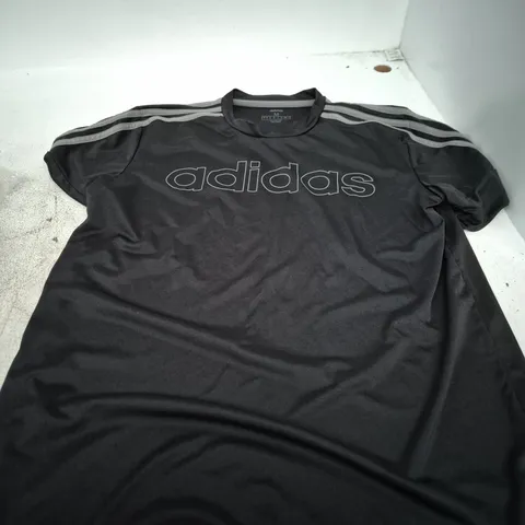 ADIDAS T-SHIRT β BLACK CLIMALITE, SIZE M