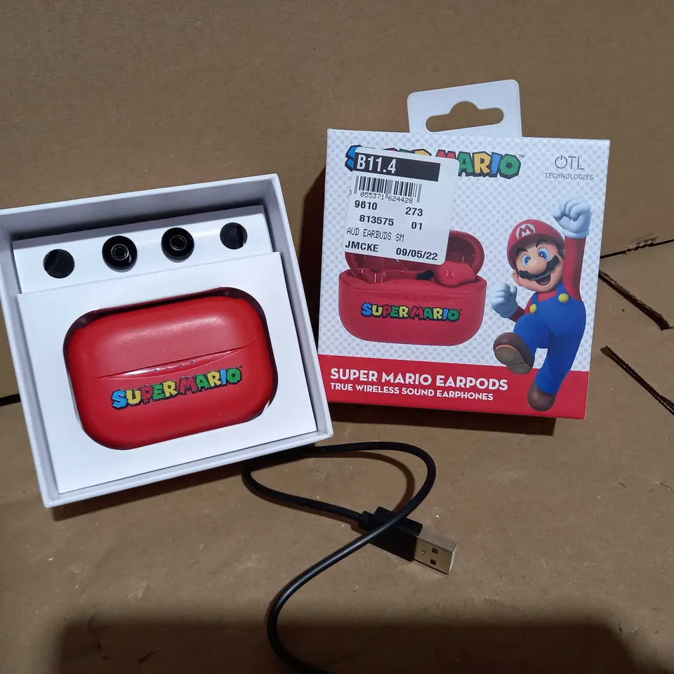 SUPER MARIO WIRELESS EARPODS RED