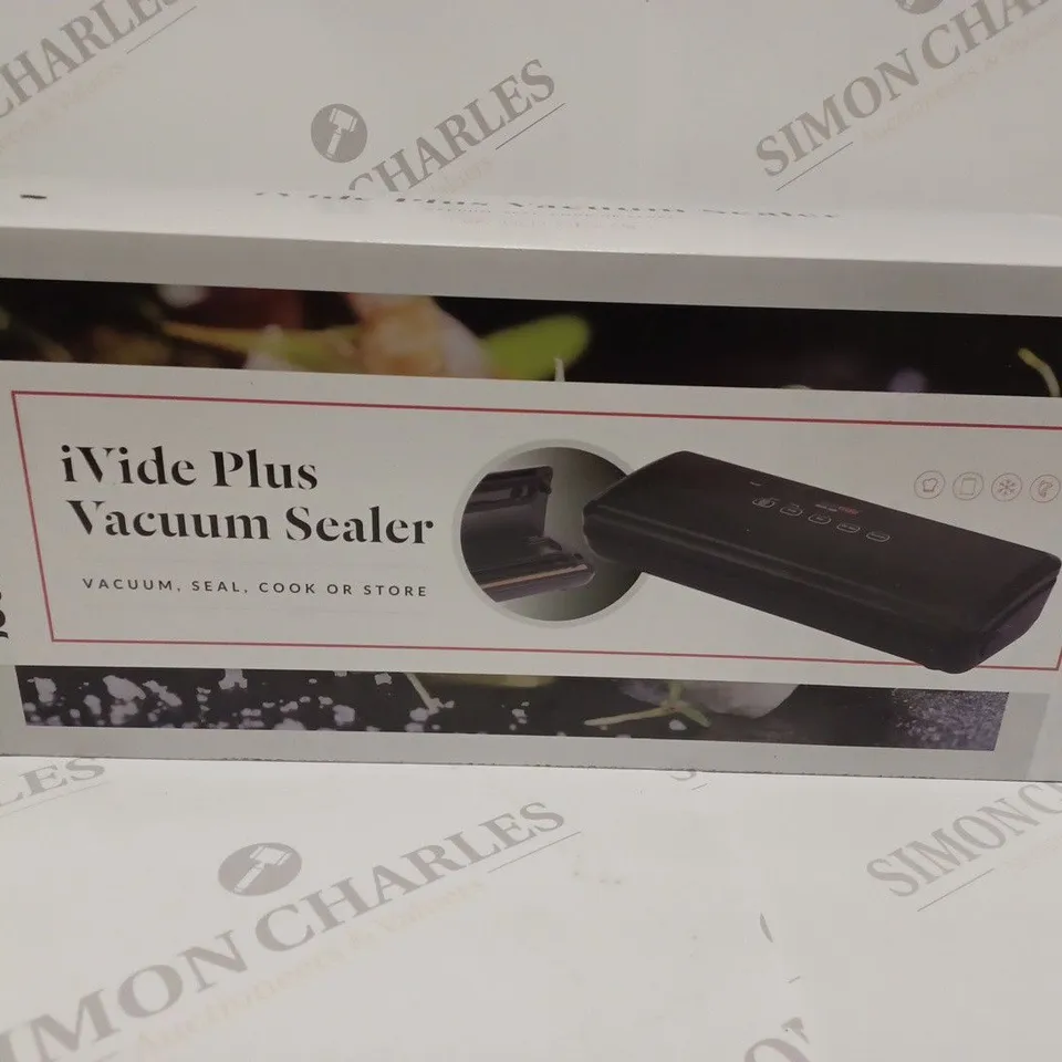 IVIDE PLUS VACUUM SEALER - BLACK