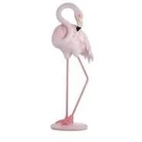 GARDEN REFLECTIONS COASTAL EDIT FLAMINGO SCULPTURE