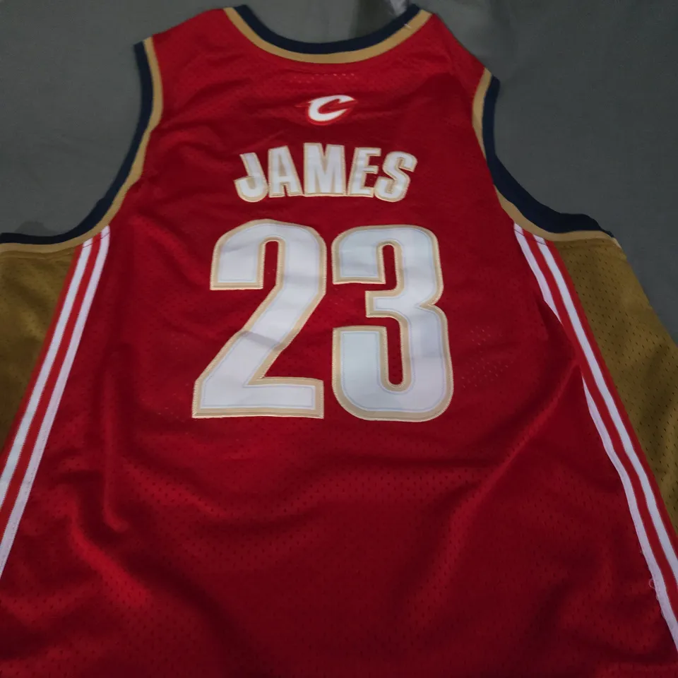 NBA CLEVELAND CAVALIERS JERSEY WITH JAMES 23 SIZE 3XL