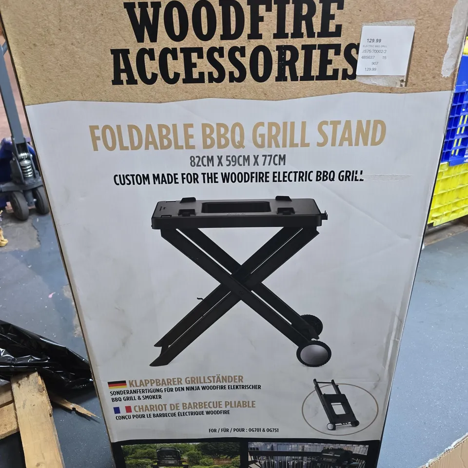 NINJA WOODFIRE ACCESSORIES FOLDABLE BBQ GRILL STAND