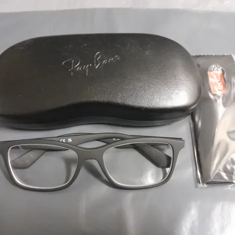 PAIR OF RAY BAN GREY GLASSES IN CASE