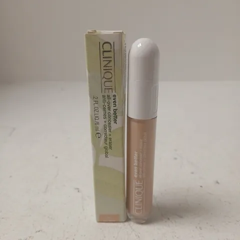 BOXED CLINIQUE EVEN BETTER ALL-OVER CONCEALER + ERASER (6ML) - CN 20 FAIR