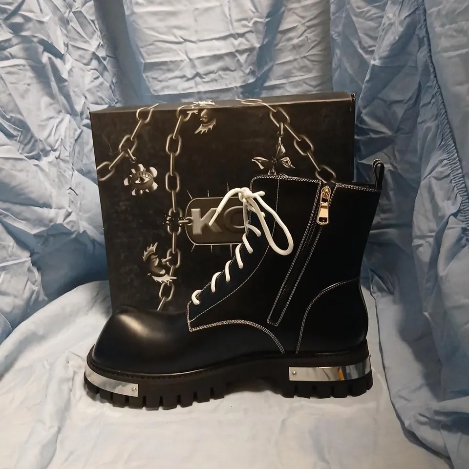 KOI NEMESOR M-CAP MEN'S CHUNKY BOOTS - SHADOW, UK 12