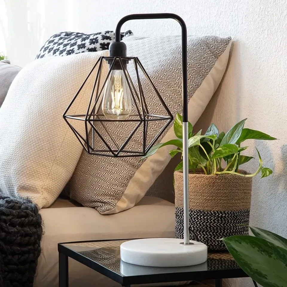 BOXED CHEREEN 51CM ARCHED TABLE LAMP 