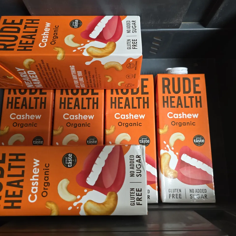 6 RUDE HEALTH CASHEW ORGANIC DRINKS (1L)