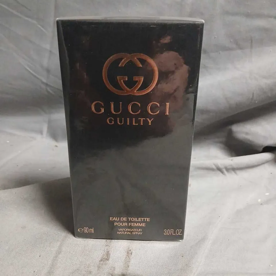 BOXED AND SEALED GUCCI GUILTY EAU DE TOILETTE POUR FEMME 90ML