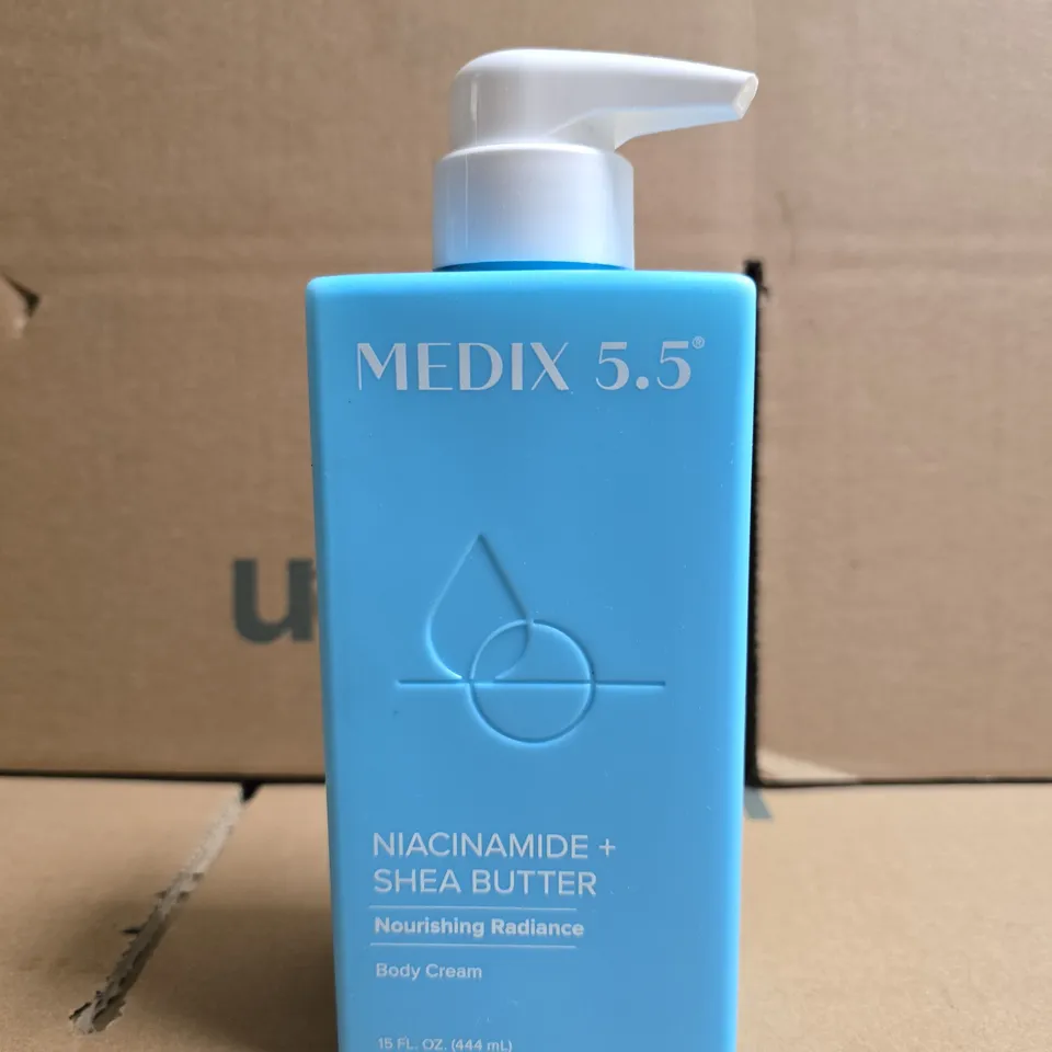 MEDIX 5.5 NIACINAMIDE + SHEA BUTTER NOURISHING RADIANCE BODY CREAM – 15 FL OZ