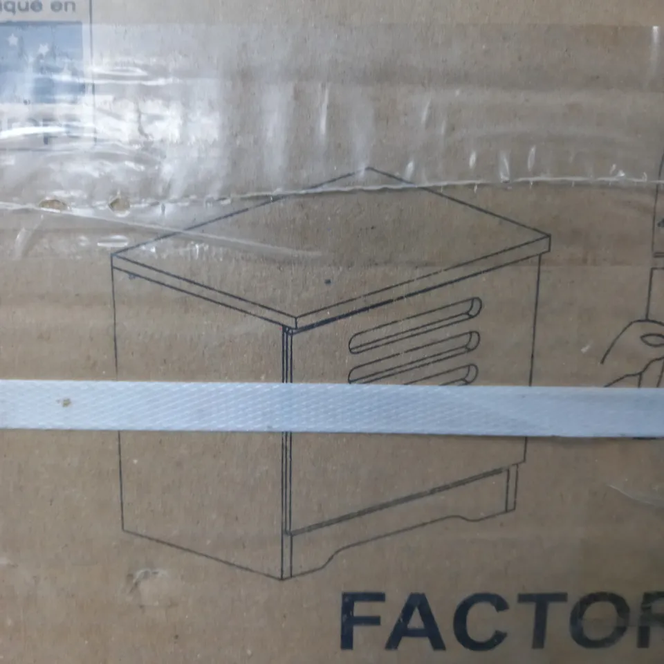 SEALED HOMESTEAD LIVING TORIS 1 DRAWER BEDSIDE TABLE