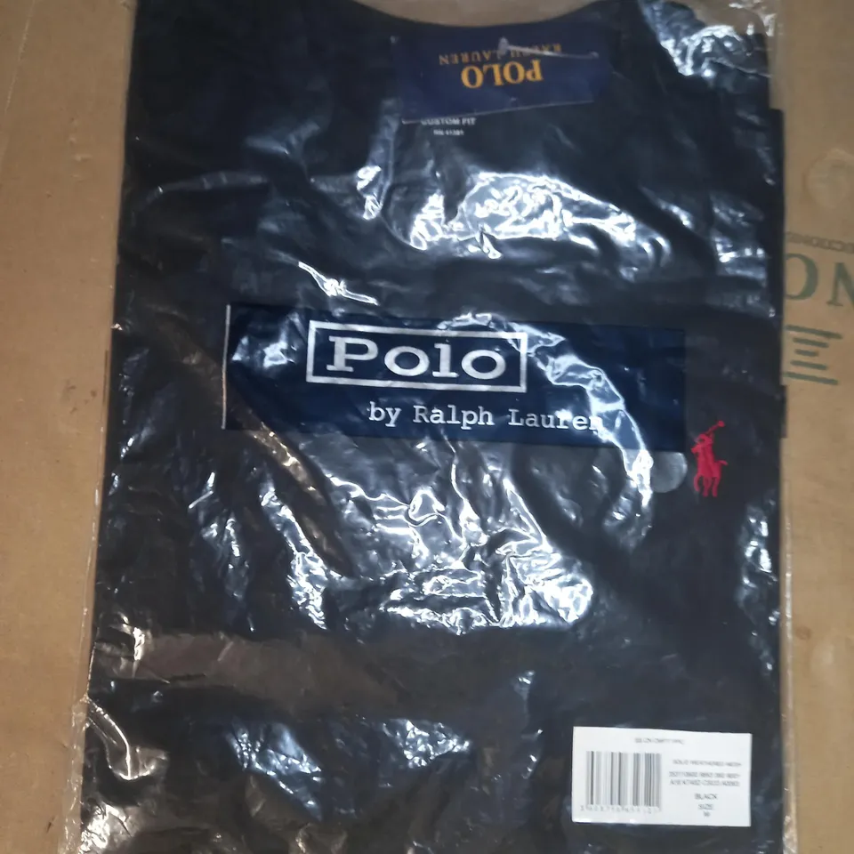 RALPH LAUREN POLO SHIRT IN BLACK SIZE M