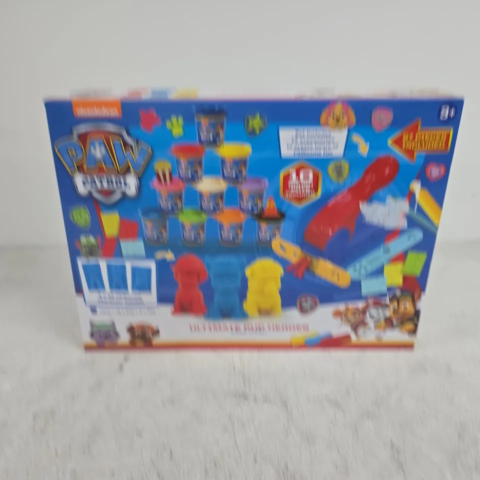 BOXED NIKELODEON PAW PATROL ULTIMATE PUP HEROES DOUGH PLAYSET