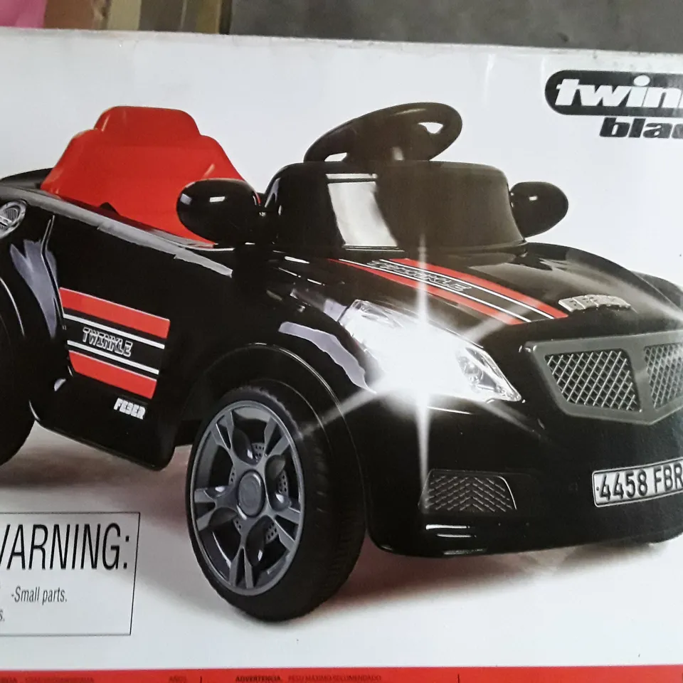 BOXED FEBER TWINKLE CAR 12V R/C - BLACK