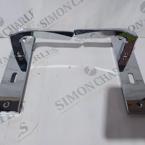 BOXED ROSSO MANIGLIE PAIR OF CHROME FINISH DOOR HANDLES