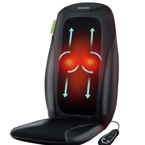 BRAND NEW BOXED HOMEDICS SHIATSU EXPERIENCE BACK MASSAGER AND HEAT SBM-65H-GB