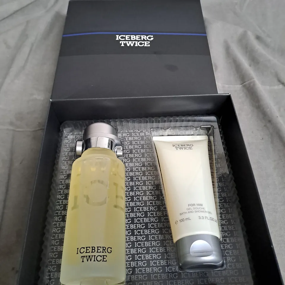 ICEBERG TWICE FOR HIM EAU DE TOILETTE 125ML AND SHOWER GEL 100ML