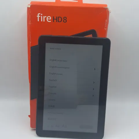 BOXED AMAZON FIRE HD 8 3/32GB IN BLACK