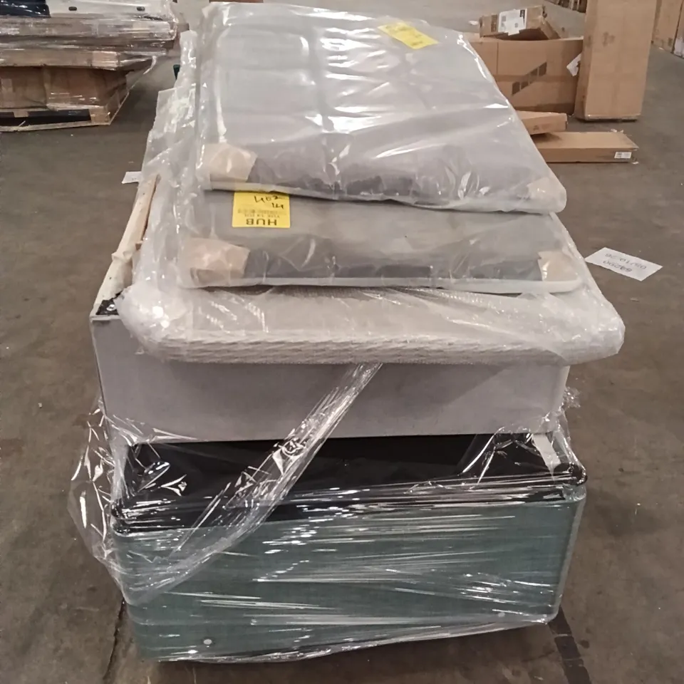 PALLET OF ASSORTED INCOMPLETE BED BASES