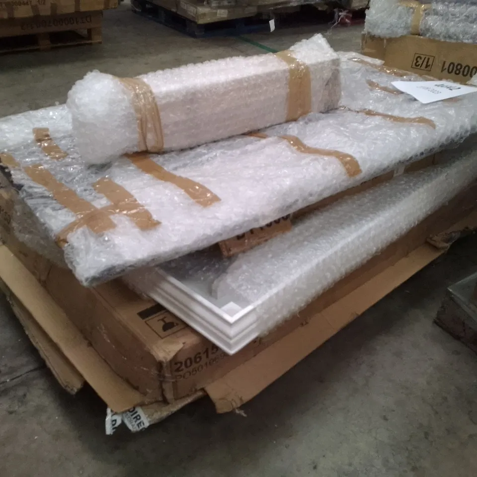 PALLET OF ASSORTED DINING TABLE PARTS 