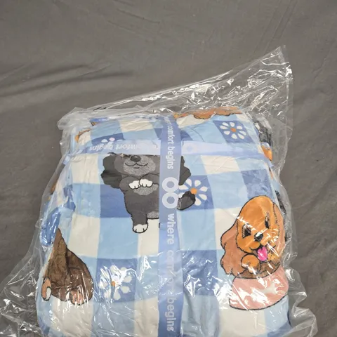 SEALED OODIE ADULT OVERSIZED HOODED BLANKET - DOGS