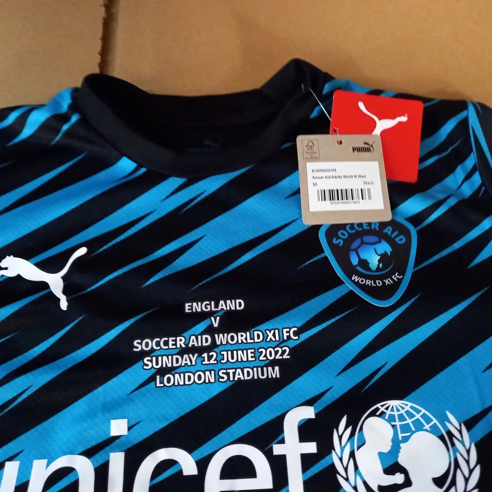SOCCER AID ADULTS WORLD SHIRT - XL