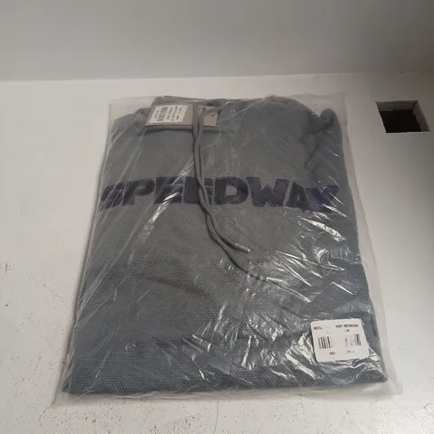 SPEEDWAY BLUE FLEECE HOODIE, XXL (UK 20-22)