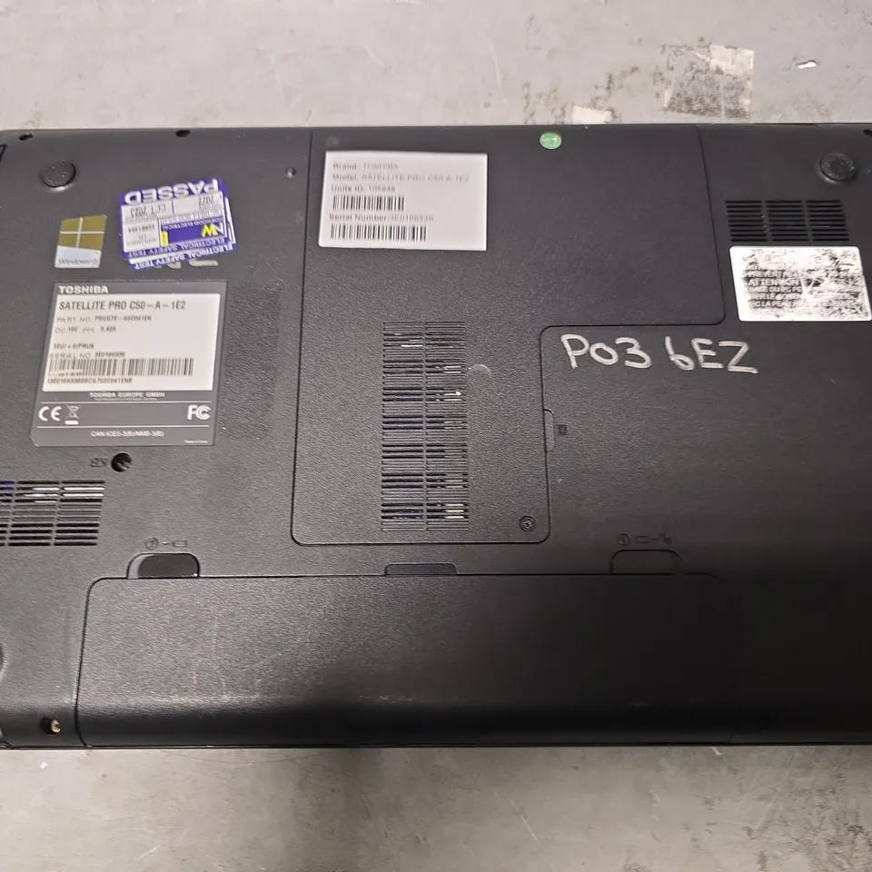 TOSHIBA SATELLITE PRO C50-A LAPTOP