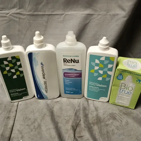 APPROXIMATELY 15 ASSORTED EYECARE & HEALTHCARE PRODUCTS TO INCLUDE BIOTRUE MULTI-PURPOSE SOLUTION, SPECSAVERS EASYVISION, REBU SENSITIVE EYES, ETC - COLLECTION ONLY