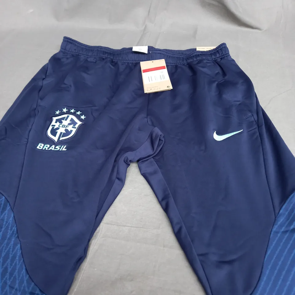NIKE DRI FIT BRAZIL TRACKSUIT PANTS - LARGE