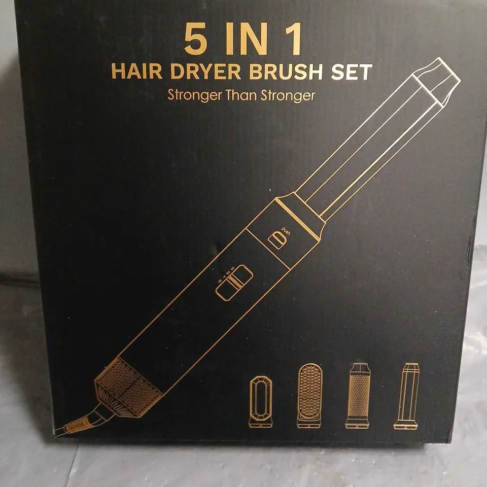 BOXED 5IN1 HAIR DRYER BRUSH SET