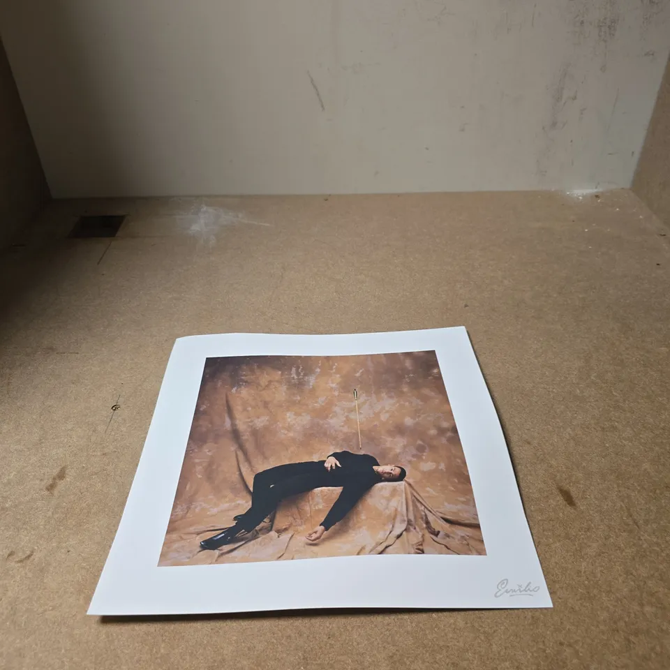 EMILIO SIGNED ALBUM COVER PRINT 