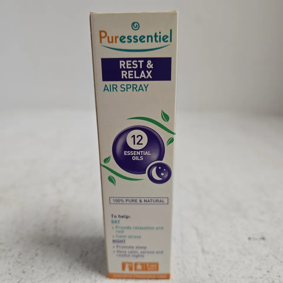LARGE QUANTITY OF PURESSENTIEL REST & RELAX AIR SPRAYS