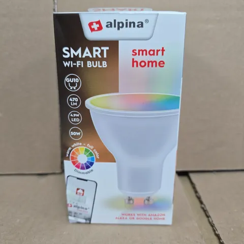 LARGE QUANTITY OF ALPINA SMART HOME SMART WI-FI BULBS (APPROXIMATELY 60) - COLLECTION ONLY