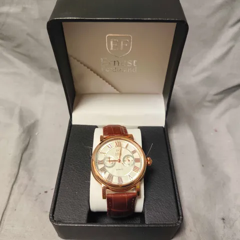 MENS ERNEST FERDINAND WATCH – FUNCTIONING SUB DIALS