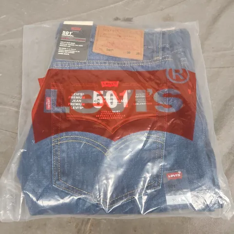 LEVI'S 501 ORIGINAL JEANS – DENIM, SIZE W30XL30