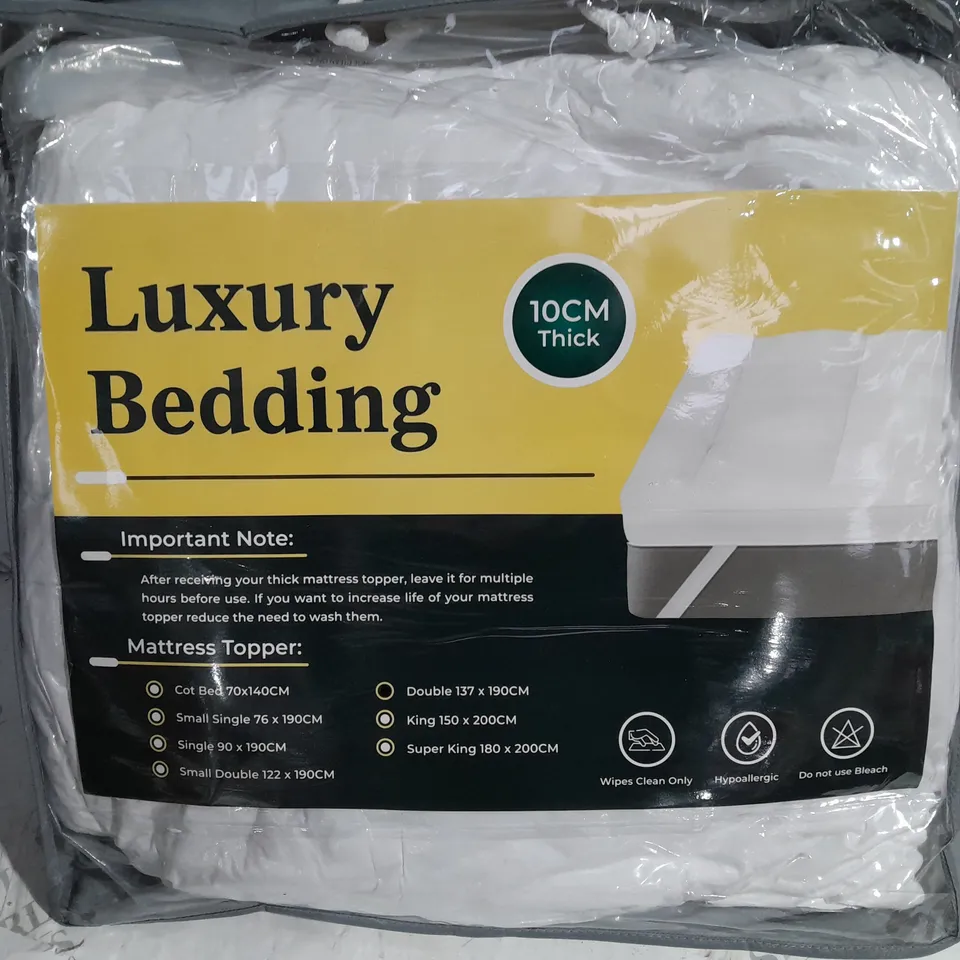 LUXURY BEDDING TOPPER 137X190CM 